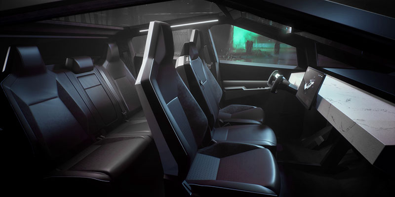 Tesla Cybertruck Interieur