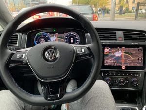 vw eGolf interieur