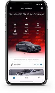 mercedes me 2020 homescreen