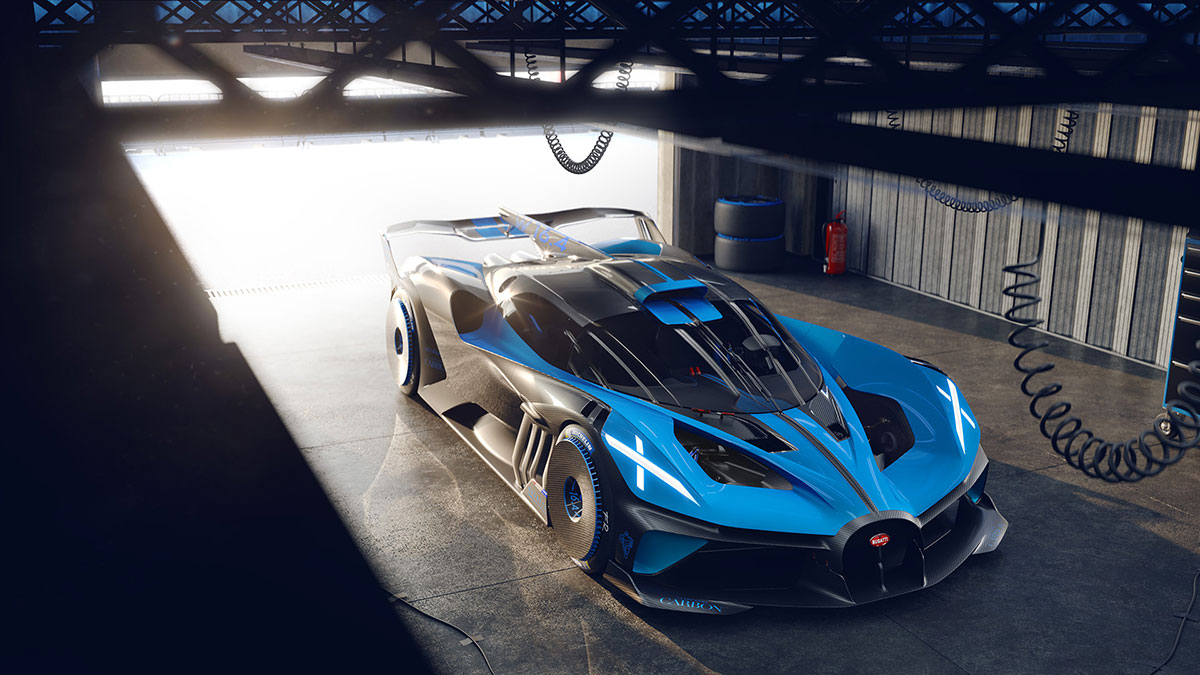 Bugatti Bolide: Kompromissloses Hypercar mit 1.850 PS - Mivodo