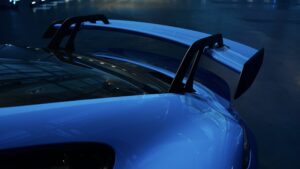 Porsche 911 GT3 Schwanenhals Aufhängungen | Copyright Porsche