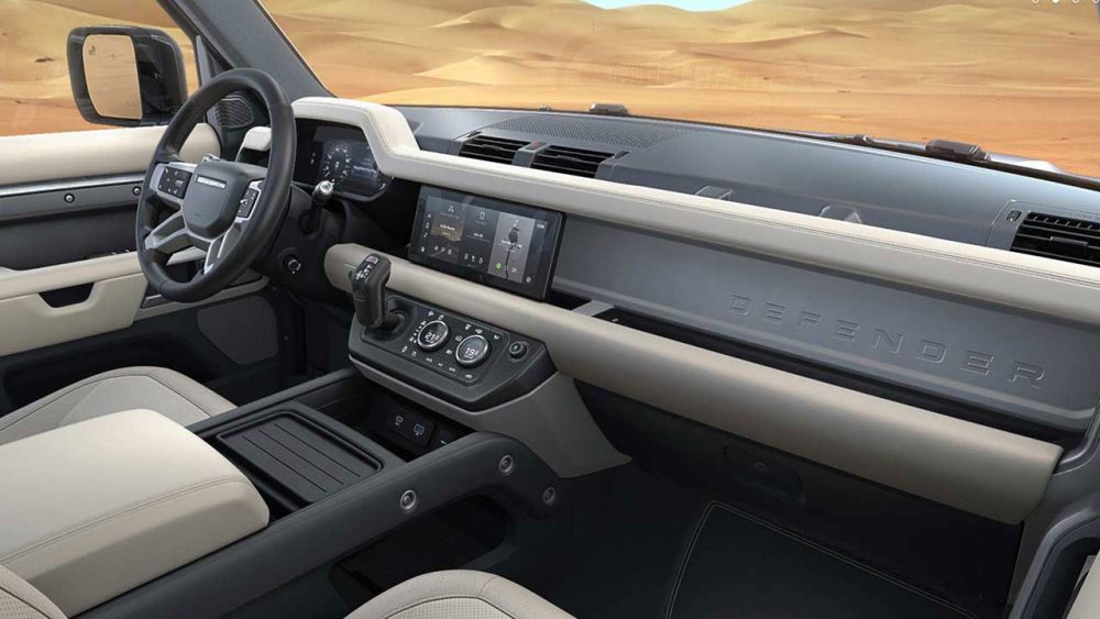 Land Rover Defender Interieur