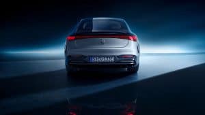 Mercedes EQS Heckansicht