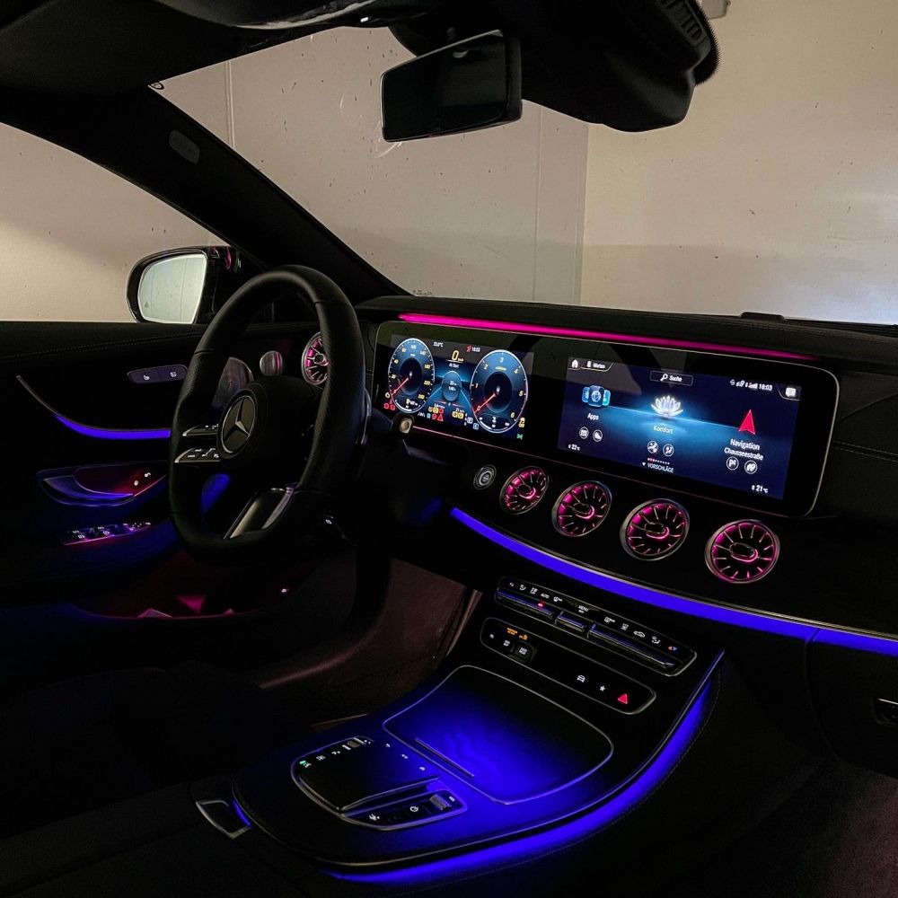 e coupe interieur ambientelicht