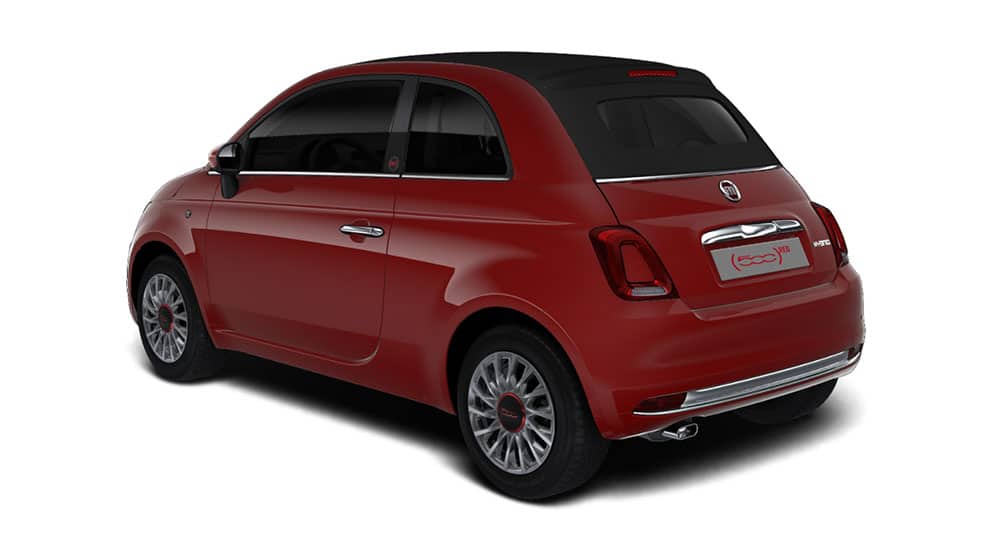 Fiat 500C Red