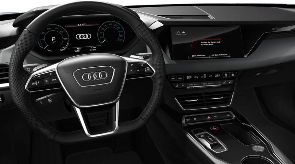 audi e-tron gt interieur