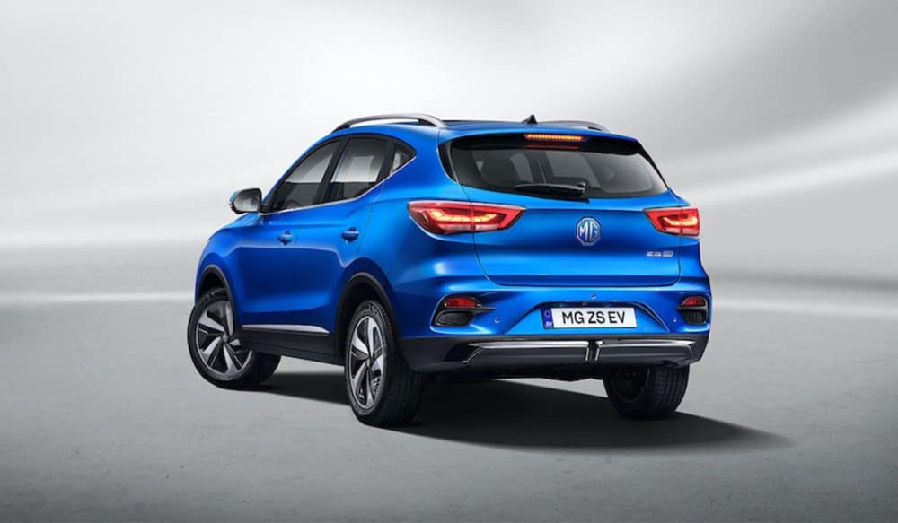 mg zs ev ausstattungslinien