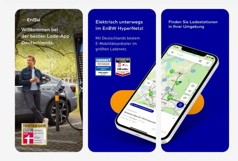 EnBW mobility+ App
