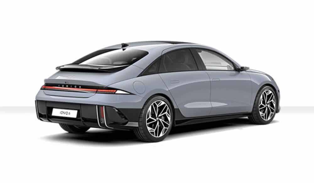 hyundai ioniq6 Heckansicht