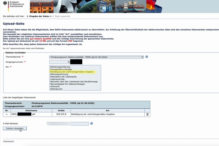 BAFA Antrag für EAuto richtig ausfüllen [Video] Mivodo