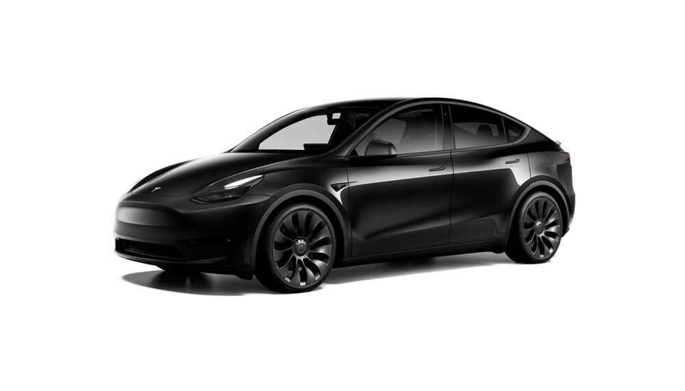 tesla model y front angular