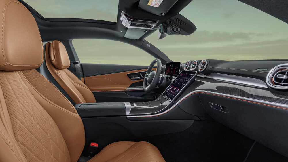 Mercedes CLE Frontsitze im Integralsportdesign