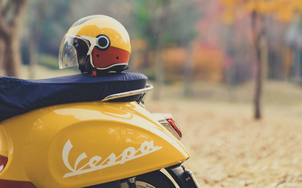 Vespa im Motorroller Leasing