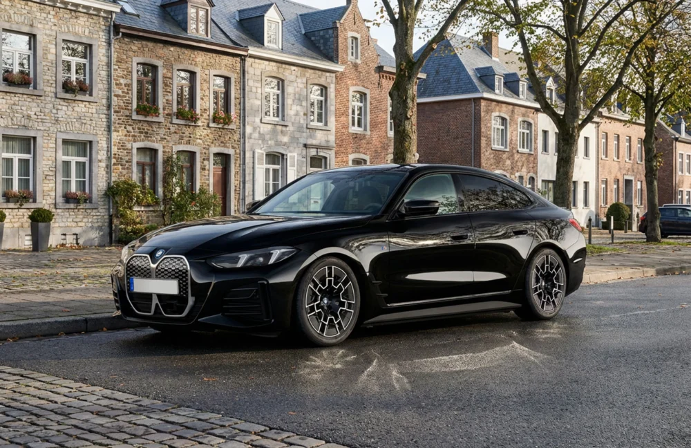 bmw i4 gran coupe im vorort