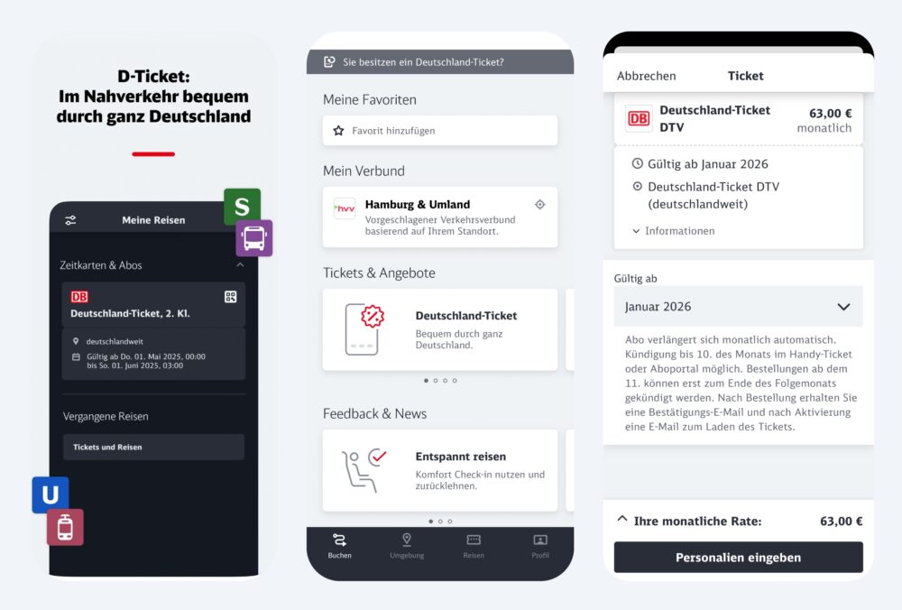 Deutschlandticket DB Navigator Top Apps