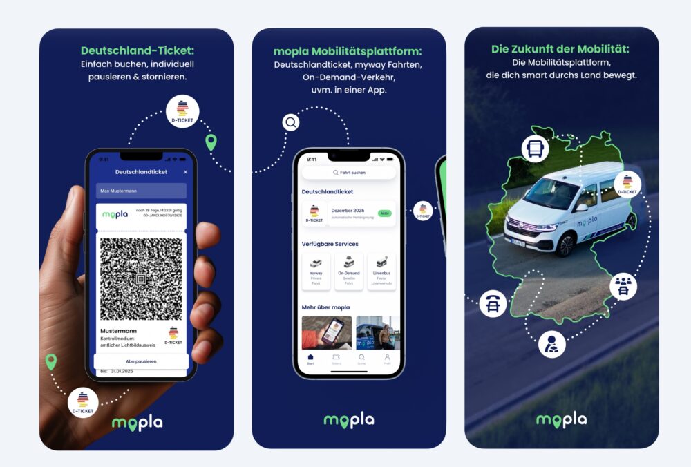 Deutschlandticket Mopla Top Apps