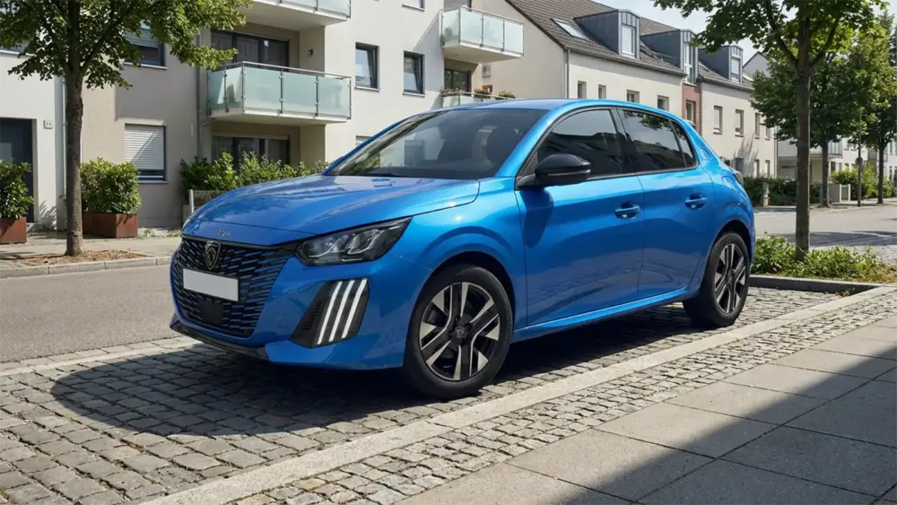 Peugeot 208 Allure am Straßenrand