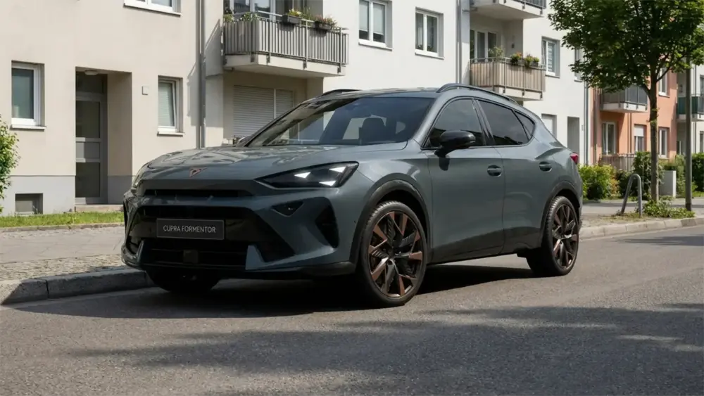 Cupra Formentor VZ Tribe Edition am Straßenrand