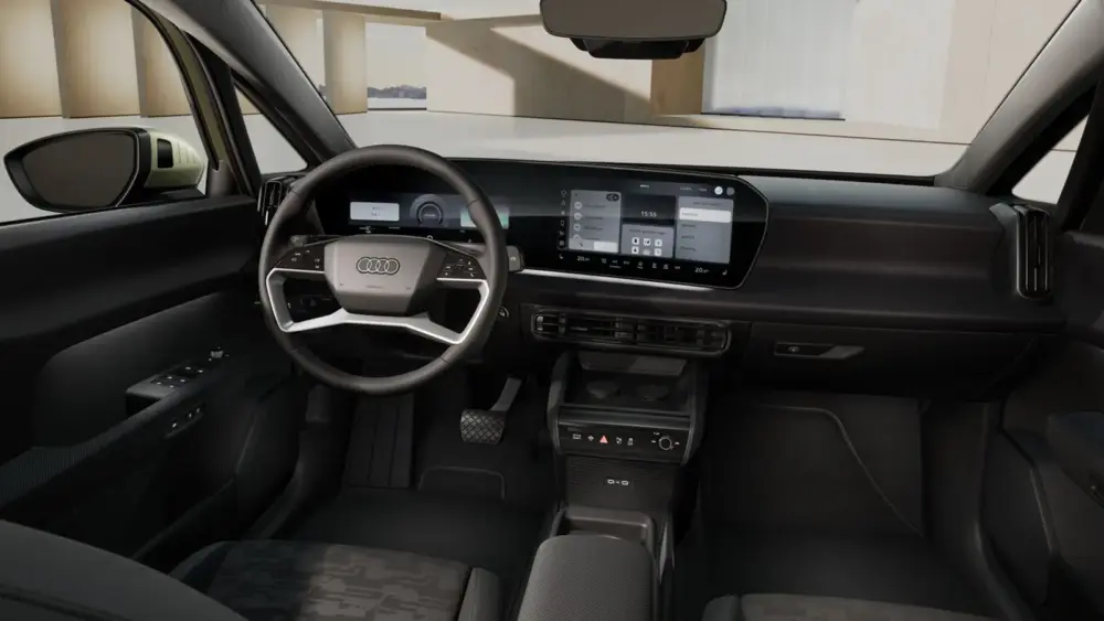 Audi A2 e-tron Innenraum mit Panoramadisplay
